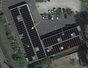 vue satellite implantation